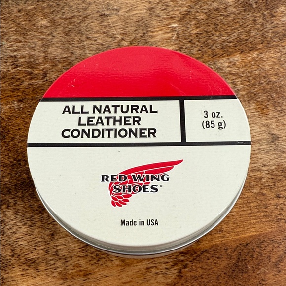 Red Wing Shoes All Natural Leather Conditioner 3oz Tin NEW USA Shoe Purse Care - Picture 1 of 3